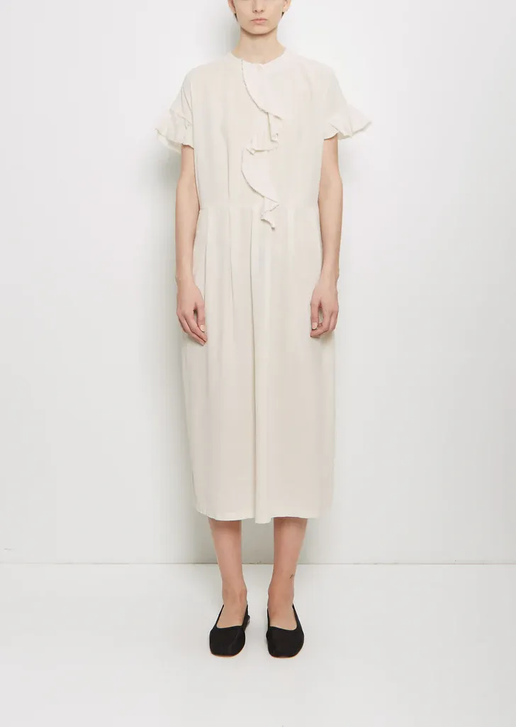 Coated Cotton Viyella Dress Full Size Image 1