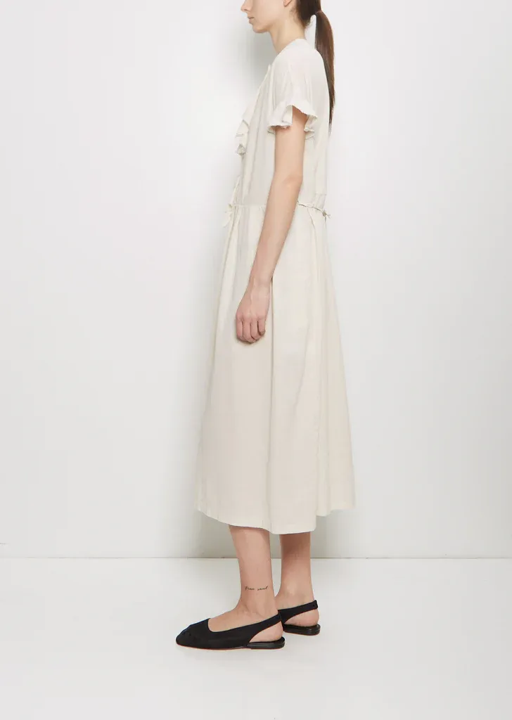 Coated Cotton Viyella Dress Full Size Image 3