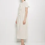 Coated Cotton Viyella Dress Thumbnail 4