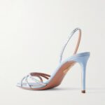Memoire Crystal-Embellished Grosgrain Sandals Thumbnail 3