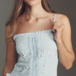 Kaiya Eyelet Ruffled Tiered Mini Dress Thumbnail 4