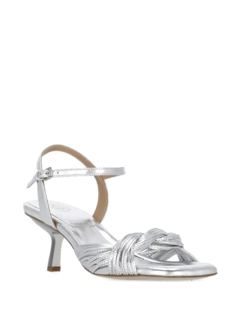 70mm Knotted Ankle-Strap Sandals Full Size Image 4