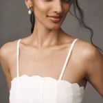 Strapless Basque-Waist Midi Dress Thumbnail 4