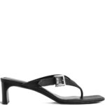 55mm Buckle-Fastening Square-Toe Sandals Thumbnail 1