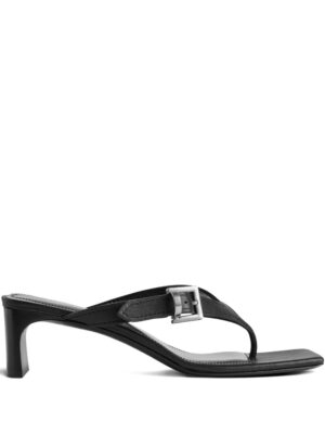 BALENCIAGA 55mm Buckle-Fastening Square-Toe Sandals