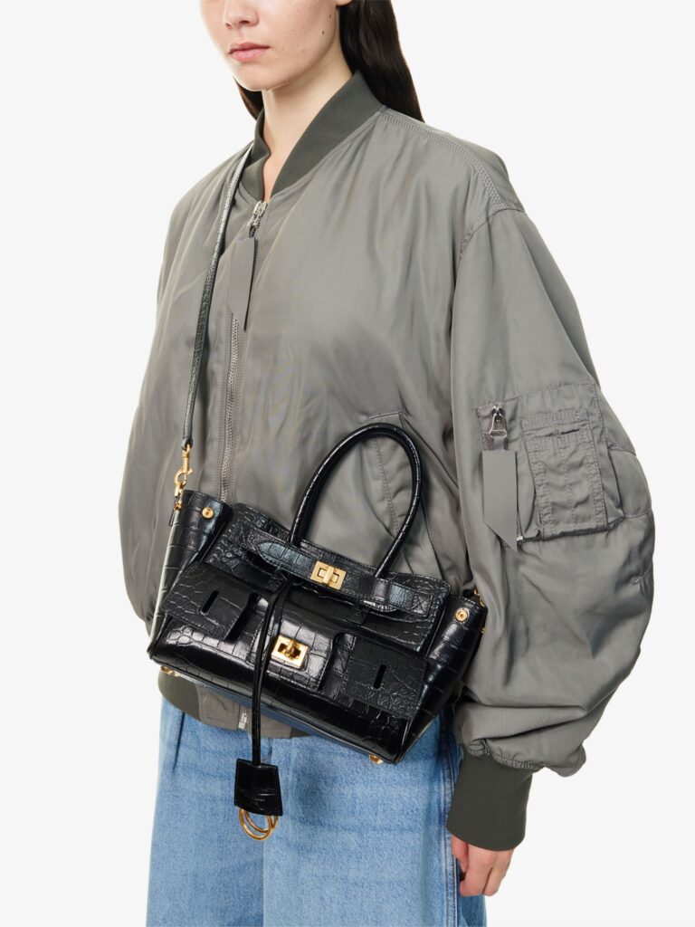 Bel Air Carry All Mini Leather Top-Handle Bag Full Size Image 4