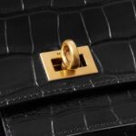 Bel Air small Croc-Effect Leather Clutch Thumbnail 3