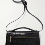 Bel Air small Croc-Effect Leather Clutch Thumbnail 5