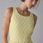 Bryony Lace Poplin Midi Dress Thumbnail 3