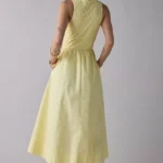 Bryony Lace Poplin Midi Dress Thumbnail 2