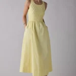 Bryony Lace Poplin Midi Dress Thumbnail 1