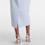 Bow-Detail Crystal-Embellished Midi Dress Thumbnail 2