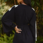 Palm Cutout Mini Kaftan Thumbnail 2
