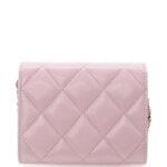 Quilted Caviar Coco Candy Card Holder on Chain Crossbody Bag Thumbnail 5