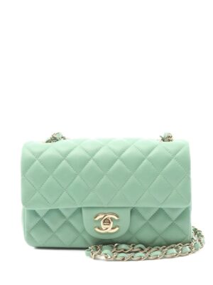 CHANEL PRE-OWNED Mini Matelasse Chain Shoulder Bag