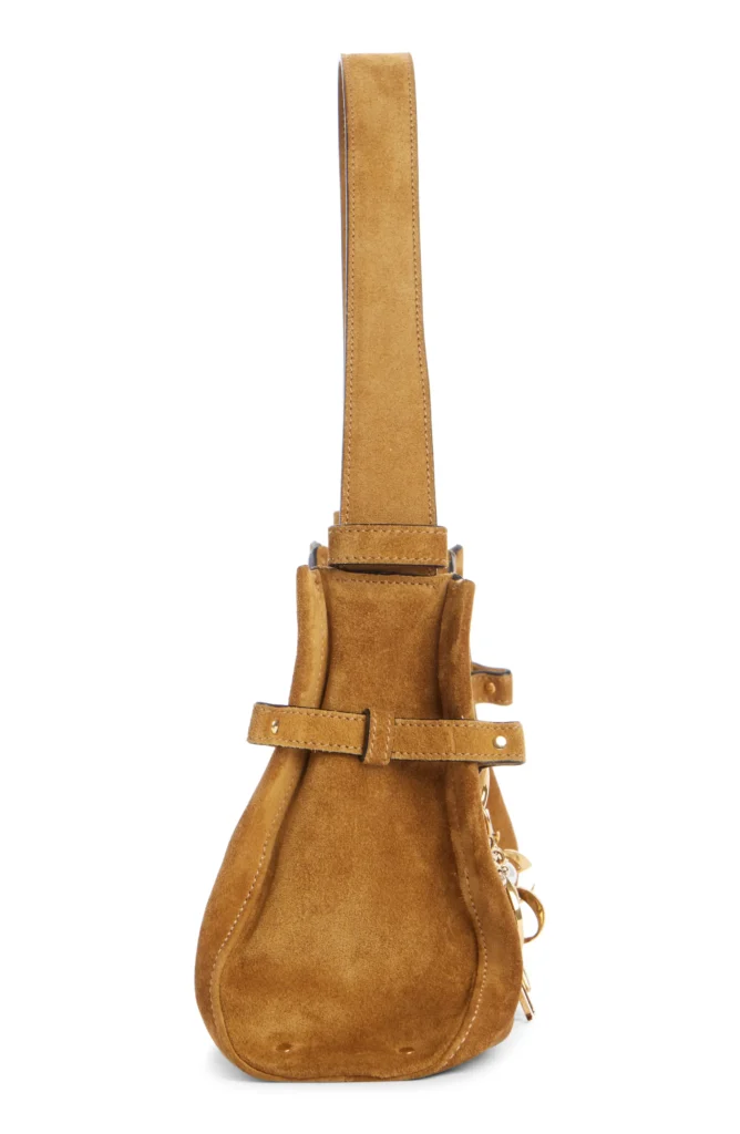 Charms Suede Hobo Bag Full Size Image 5