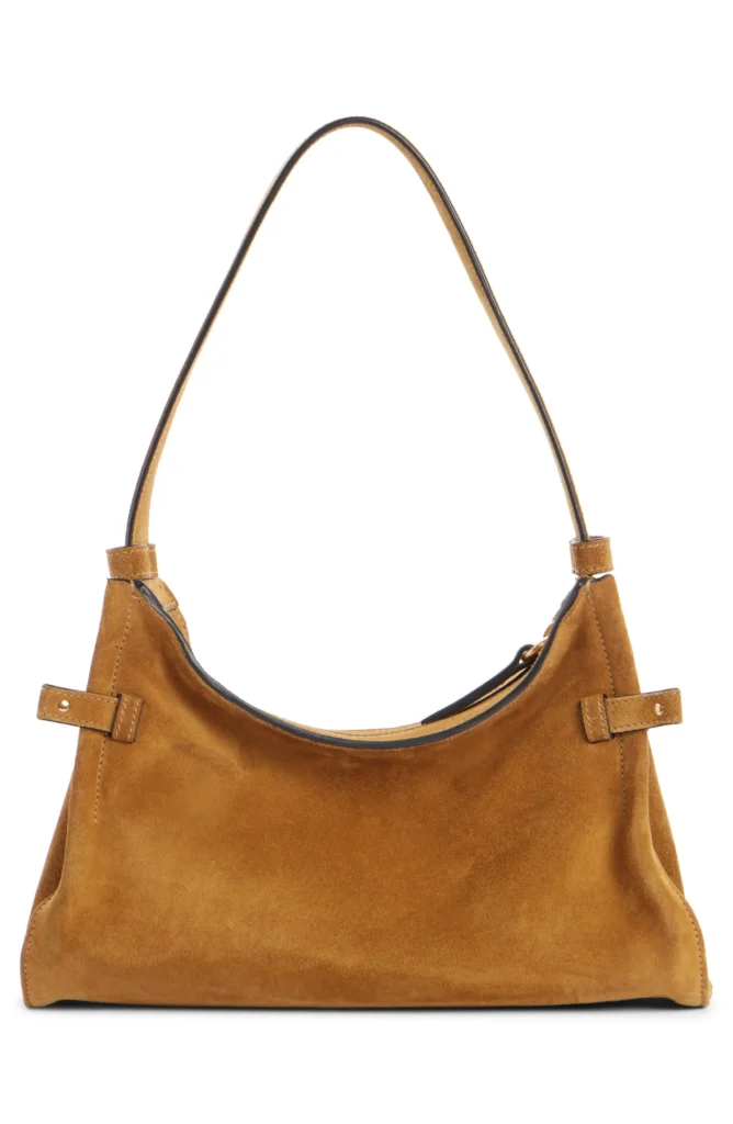 Charms Suede Hobo Bag Full Size Image 3