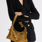 Charms Suede Hobo Bag Thumbnail 4