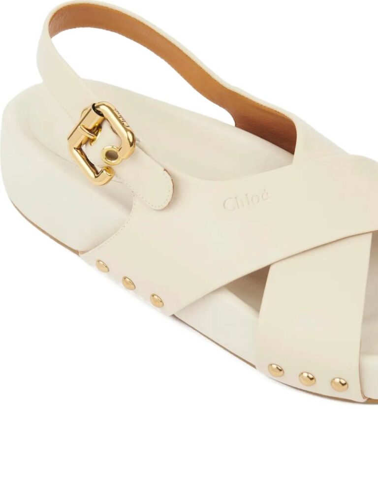 Mae Cross-Strap Studded Sandals Full Size Image 3