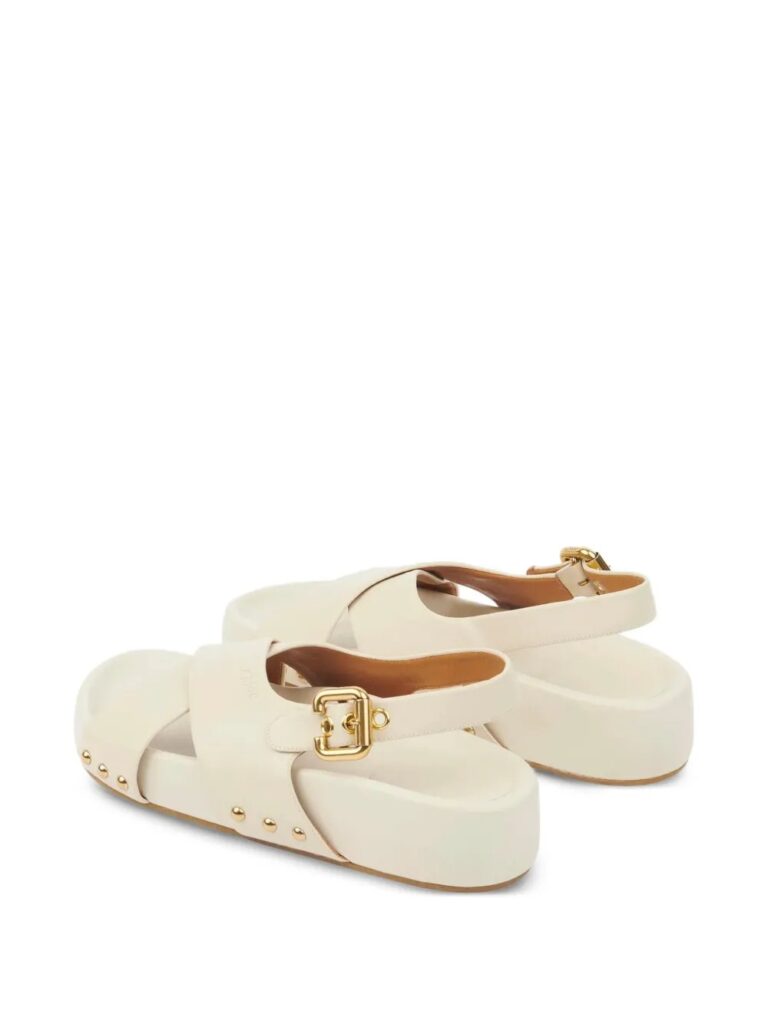Mae Cross-Strap Studded Sandals Full Size Image 2