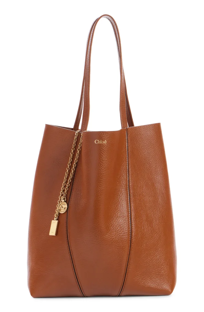 Spin Leather Tote Full Size Image 4