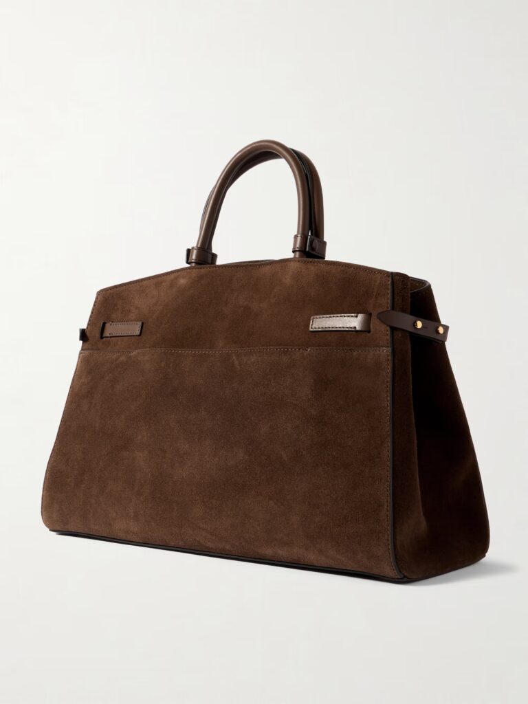 The Hudson Small Suede Tote Full Size Image 5