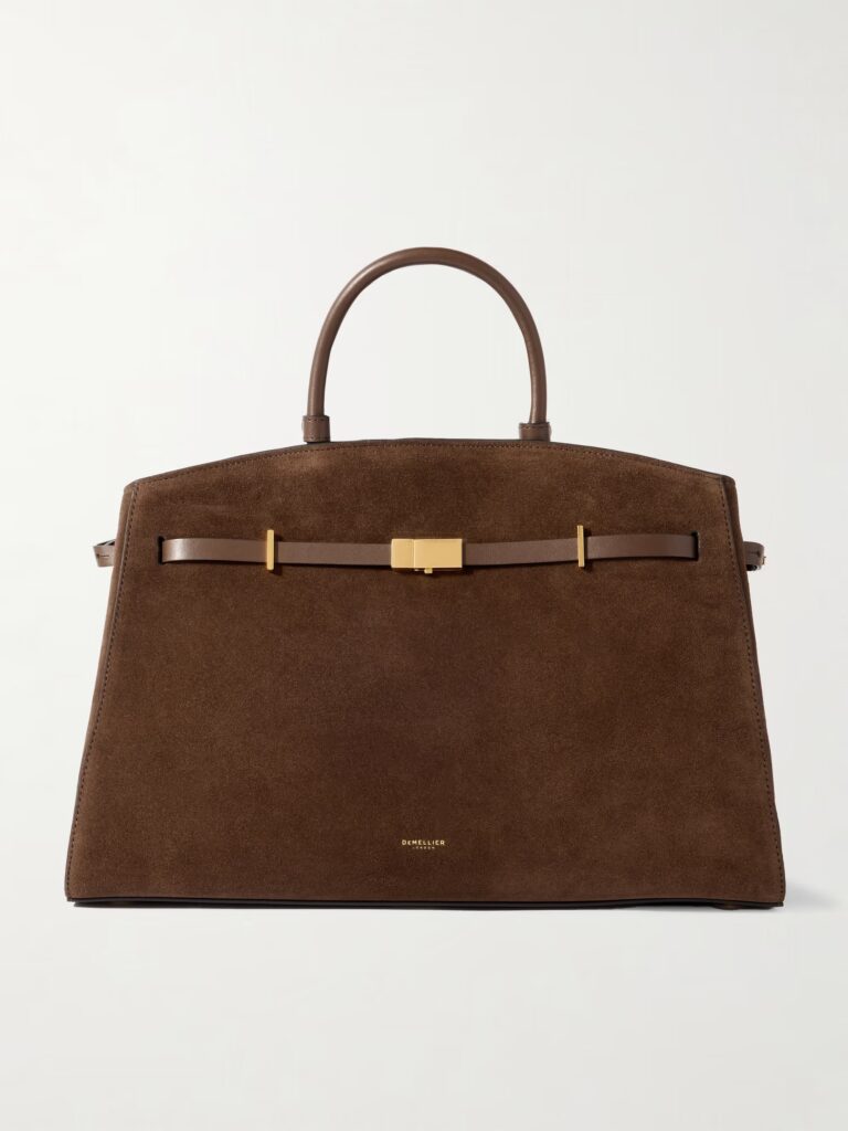 The Hudson Small Suede Tote Full Size Image 1