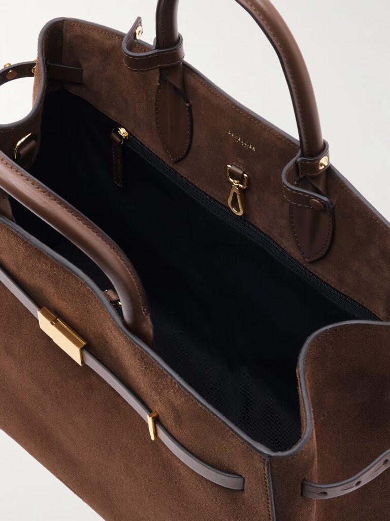 The Hudson Small Suede Tote Full Size Image 3