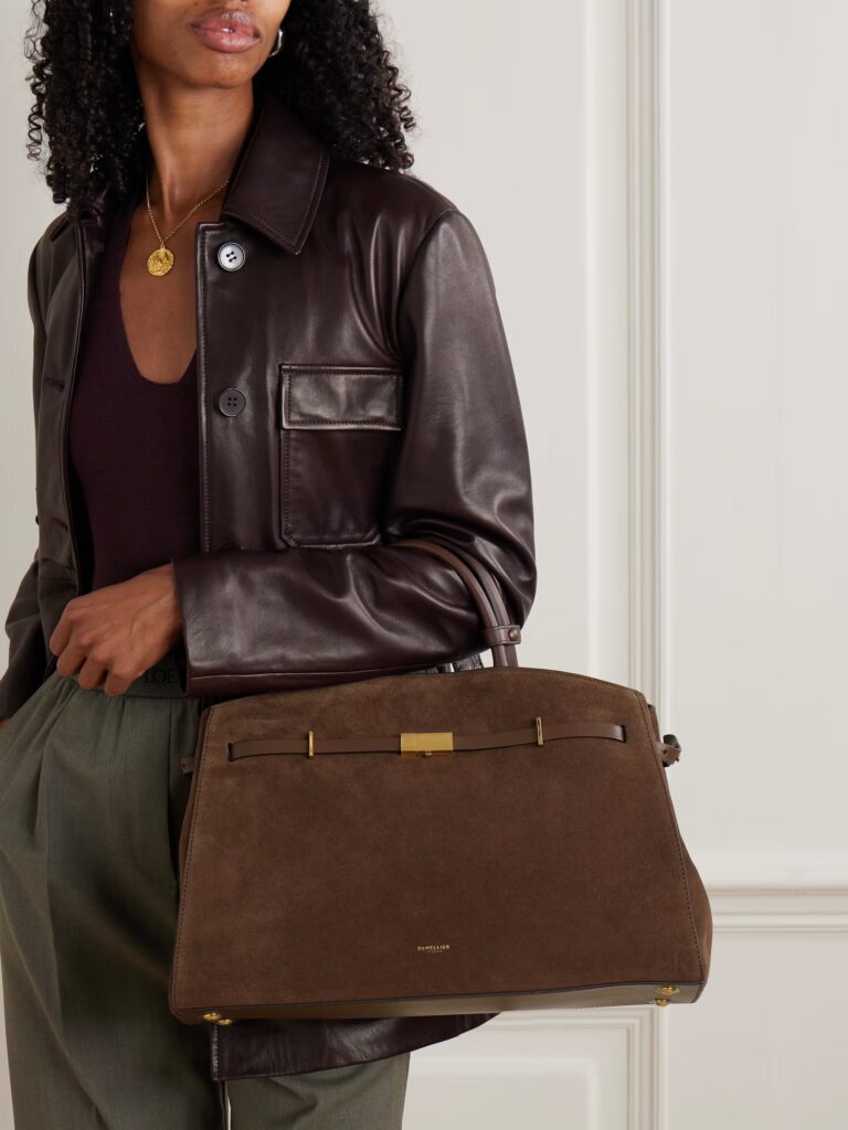 The Hudson Small Suede Tote Full Size Image 2