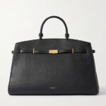 The Hudson Small Textured-Leather Tote Thumbnail 1