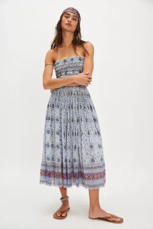 FP ONE Ravenna Printed Convertible Maxi Skirt