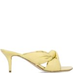 70mm Knotted Square-Toe Sandals Thumbnail 1