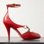 Molly Embellished Leather Pumps Thumbnail 1