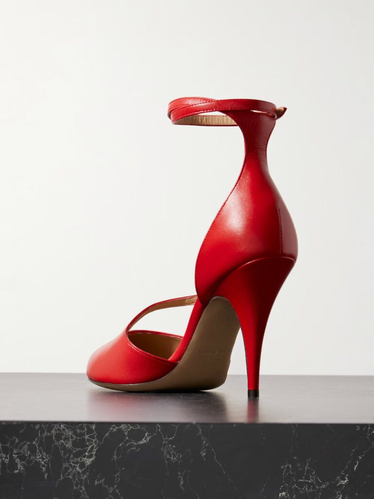 Molly Embellished Leather Pumps Full Size Image 4