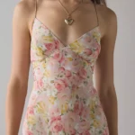 Elea Cascading Ruffle Chiffon Maxi Dress Thumbnail 3