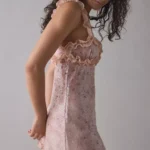 Sophia Ruffle-Trim Sequin Mini Dress Thumbnail 3