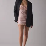 Sophia Ruffle-Trim Sequin Mini Dress Thumbnail 1