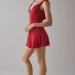 Emilia Polka Dot Satin Slip Mini Dress Thumbnail 5