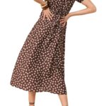 Polka Dot Fit & Flare Midi Dress Thumbnail 3