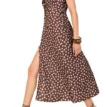 Polka Dot Fit & Flare Midi Dress Thumbnail 2