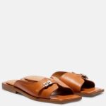 Butterfly Faux Leather Slides Thumbnail 5