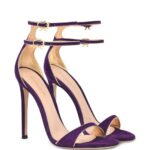115mm Victorine Double-Buckle Heeled Sandals Thumbnail 4