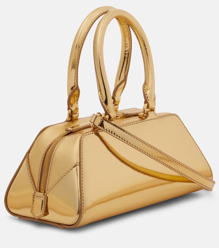 Antigona East-West Mini Leather Tote Bag Full Size Image 3