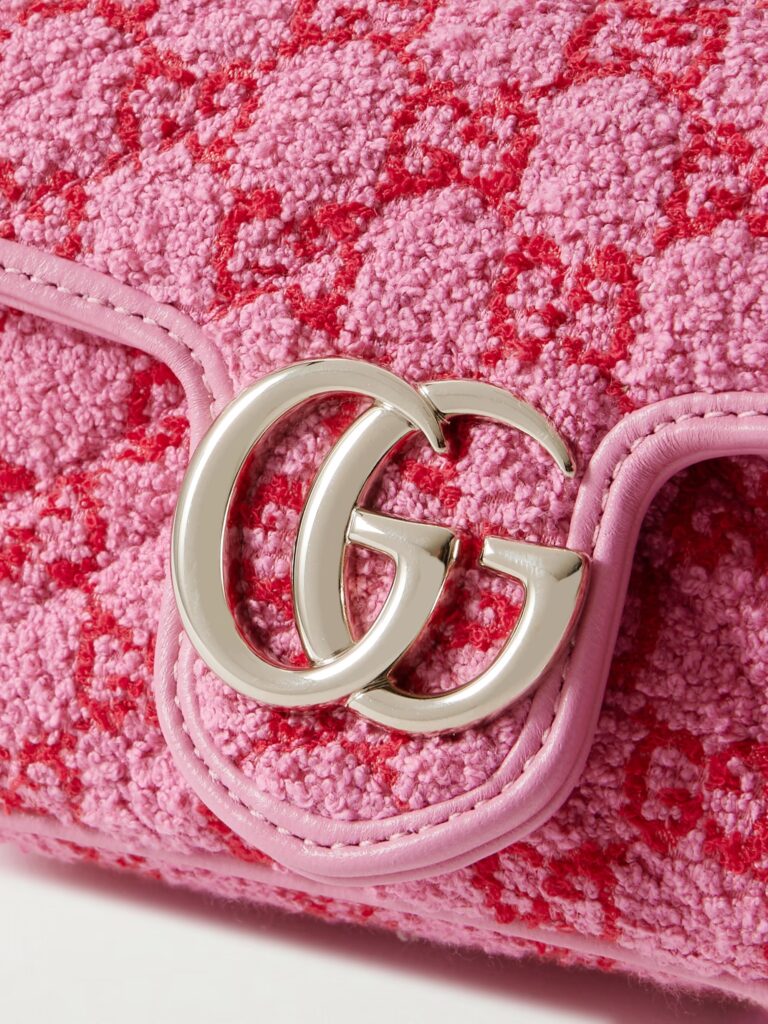 GG Marmont 2.0 Mini Leather-Trimmed Bouclé Shoulder Bag Full Size Image 3
