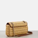 GG Marmont Medium Woven Shoulder Bag Thumbnail 6