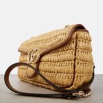 GG Marmont Medium Woven Shoulder Bag Thumbnail 2