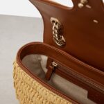 GG Marmont Medium Woven Shoulder Bag Thumbnail 3