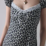 Ditsy Daisy Milkmaid Mini Dress Thumbnail 4