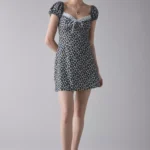 Ditsy Daisy Milkmaid Mini Dress Thumbnail 1