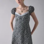 Ditsy Daisy Milkmaid Mini Dress Thumbnail 3